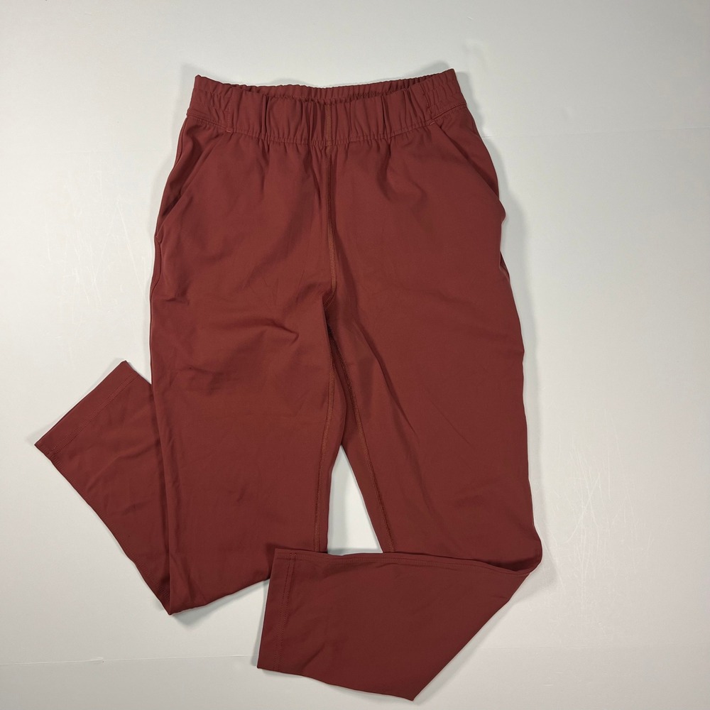 The Group Babaton Weekender Pant Women S Terracotta High Waist Athleisure